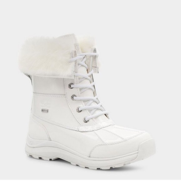UGG Shoes - NEW! UGG Adirondack III Patent Leather Boot in White